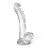 CRUSHIOUS HUDINI - Żelowy Dildo 17,5cm - Transparentne