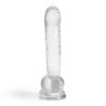 CRUSHIOUS HUDINI - Żelowy Dildo 17,5cm - Transparentne