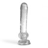 CRUSHIOUS HUDINI - Żelowy Dildo 17,5cm - Transparentne