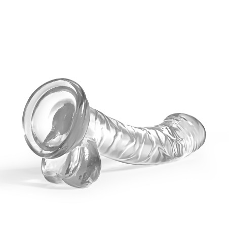 CRUSHIOUS HUDINI - Żelowy Dildo 17,5cm - Transparentne