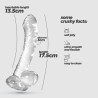 CRUSHIOUS HUDINI - Żelowy Dildo 17,5cm - Transparentne