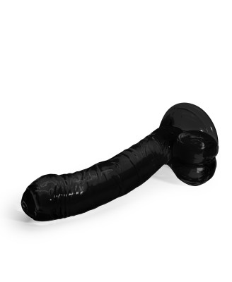 CRUSHIOUS HUDINI - Żelowy Dildo 17,5cm - Czarny