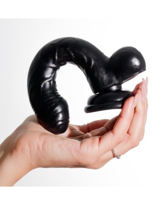 CRUSHIOUS HUDINI - Żelowy Dildo 17,5cm - Czarny