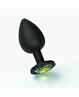 CRUSHIOUS CAMILEO - Korek Analny z Kryształkiem - Czarny