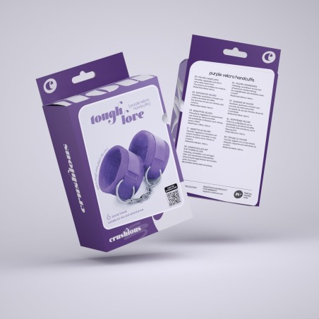 CRUSHIOUS TOUGH LOVE VELCRO - Mankiety na Nadgarstki - Fioletowe