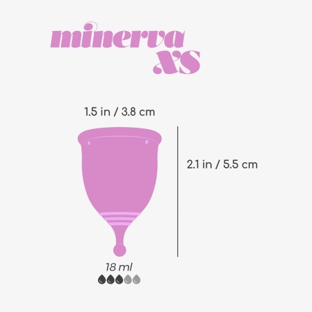 CRUSHIOUS MINERVA XS - Kubeczek Menstruacyjny