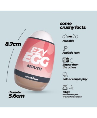 CRUSHIOUS EZY EGG  - Masturbator Jajko - Usta