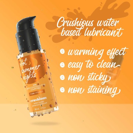 CRUSHIOUS WARMING EFFECT - Wodny Lubrykant Rozgrzewający - 50 ML