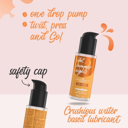 CRUSHIOUS WARMING EFFECT - Wodny Lubrykant Rozgrzewający - 50 ML