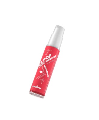 CRUSHIOUS ZZ POP - Aromatyczny Wodny Żel Stymulujący - Truskawka - 10ML