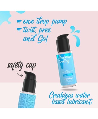 CRUSHIOUS COOLING EFFECT LUBRICANT - Lubrykant Wodny z Efektem Chłodzenia - 50 ML
