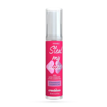 CRUSHIOUS STEAL MY KISSES STRAWBERRY CHAMPAGNE - Aromatyczny Lubrykant Wodny - 10ML