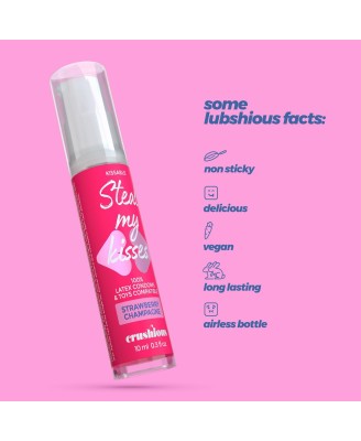 CRUSHIOUS STEAL MY KISSES STRAWBERRY CHAMPAGNE - Aromatyczny Lubrykant Wodny - 10ML