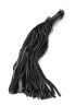 Genuine Leather Whip 55cm - Skórzany Czarny Pejcz