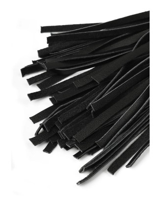 Genuine Leather Whip 55cm - Skórzany Czarny Pejcz