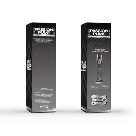 Pompka- PASSION PUMP, PREMIUM RECHARGEABLE AUTOMATIC WATERPROOF PUMP, Voice control