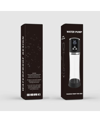 Pompka- PASSION PUMP, PREMIUM RECHARGEABLE AUTOMATIC WATERPROOF LCD PUMP