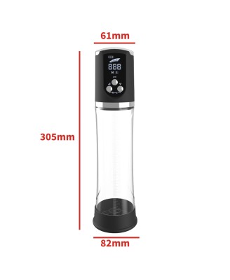 Pompka- PASSION PUMP, PREMIUM RECHARGEABLE AUTOMATIC WATERPROOF LCD PUMP