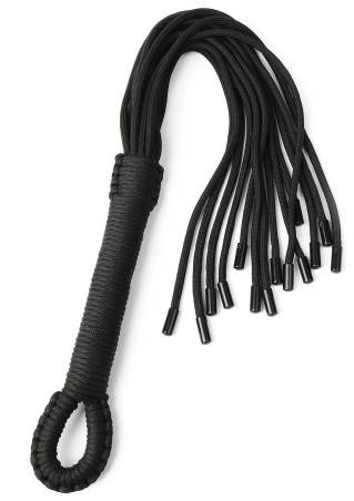Knot Flogger - Czarny Pejcz