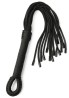 Knot Flogger - Czarny Pejcz