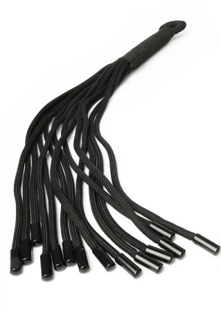 Knot Flogger - Czarny Pejcz