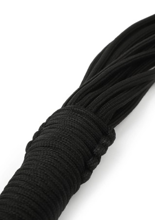 Knot Flogger - Czarny Pejcz