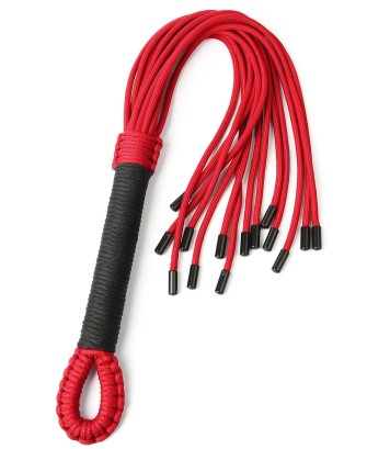 Knot Flogger - Czerwony Pejcz