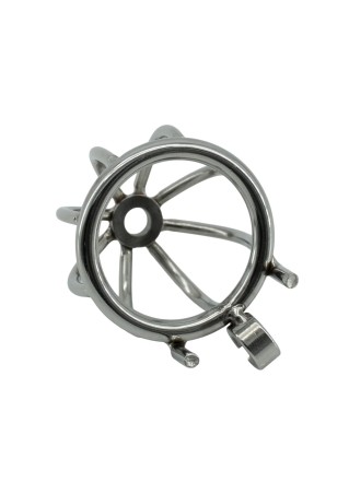 EXTREME Chestity Cock Harness X-Short - Metalowy Pas Cnoty