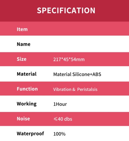 Dick - Wibrator Punktu G - Czerwony