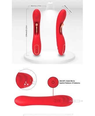 Fishhook Red Dual-point vibration