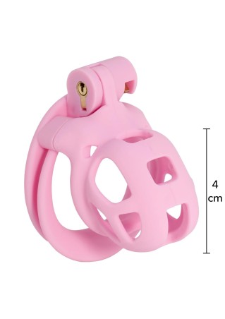 EXTREME Penis Prison Cock Cage X-Short - Pas Cnoty - Różowy