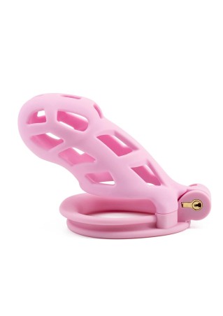 EXTREME Penis Prison Cock Cage Long - Pas Cnoty - Różowy