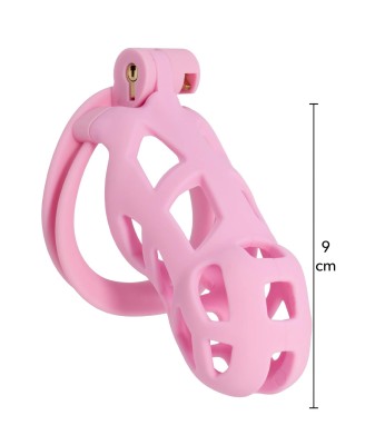 EXTREME Penis Prison Cock Cage Long - Pas Cnoty - Różowy