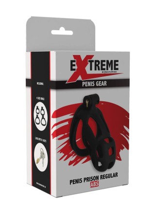 EXTREME Penis Prison Cock Cage Regular - Pas Cnoty - Czarny