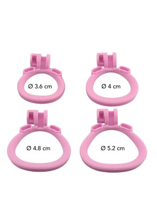 EXTREME Penis Prison Cock Cage Regular - Pas Cnoty - Różowy