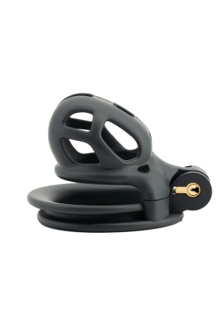 EXTREME Penis Prison Cock Cage X-Short - Pas Cnoty - Czarny