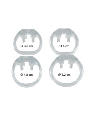 Clear Control Cock Cage Regular - Transparentny Pas Cnoty