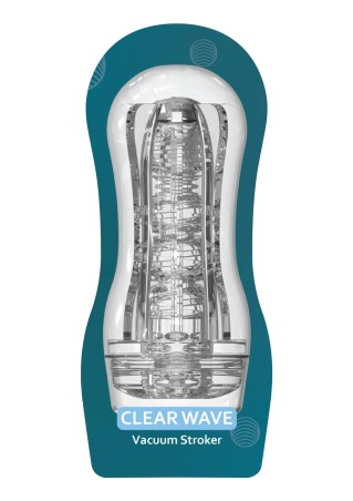 TOYJOY Clear Wave Vacuum Stroker - Transparentny Masturbator