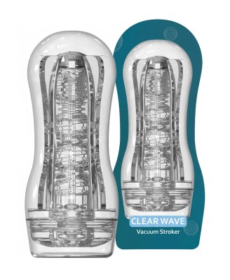TOYJOY Clear Wave Vacuum Stroker - Transparentny Masturbator