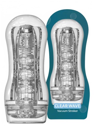 TOYJOY Clear Wave Vacuum Stroker - Transparentny Masturbator