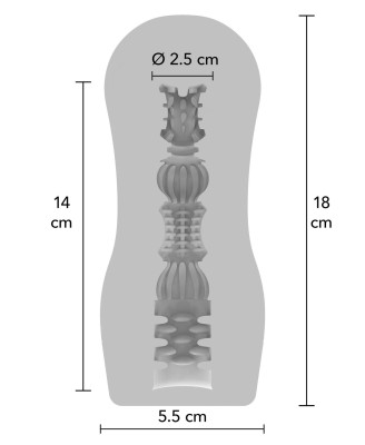 TOYJOY Clear Trust Vacuum Stroker - Bezbarwny Masturbator