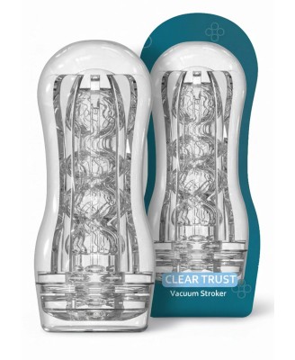 TOYJOY Clear Trust Vacuum Stroker - Transparentny Masturbator