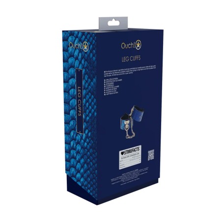 Ouch! Florence Collection - Kajdanki na Kostki - Niebieskie