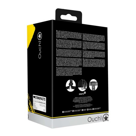 OUCH! Xtreme Female Chastity Belt - Pas Cnoty dla Kobiet - Czarny - PU