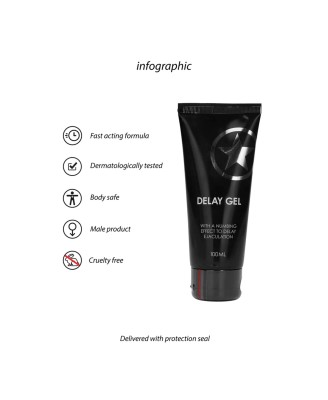 Delay Gel - Żel na opóźnienie wytrysku - 100 ml
