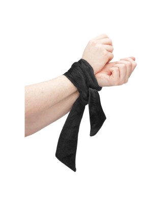 Ouch! Tie Up Bondage Scarf - Satynowa Opaska do Krępowania