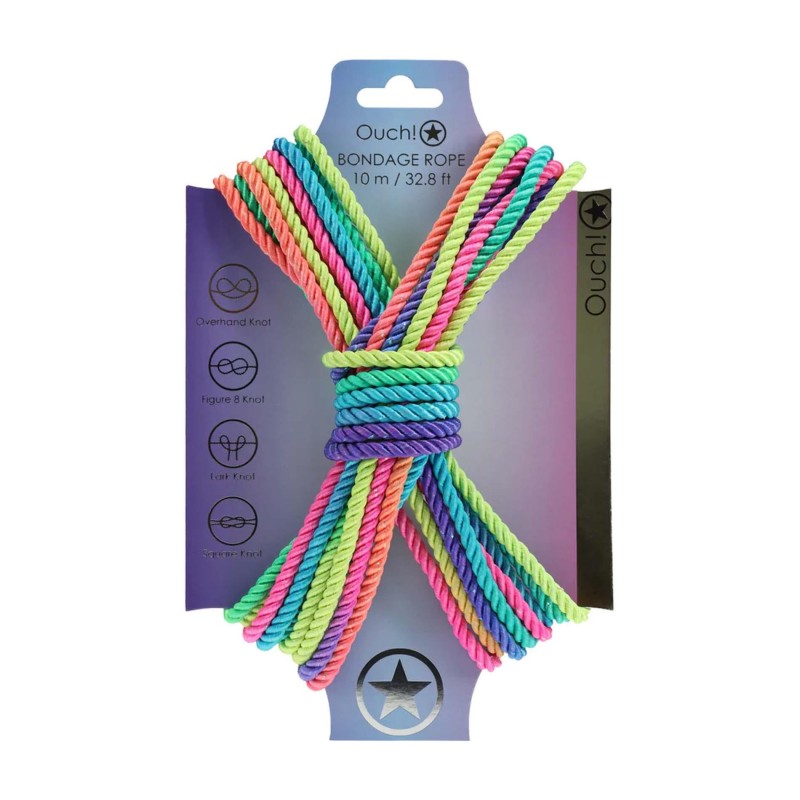 Polyester Bondage Rope - 10 m - Sznur do Krępowania - Kolorowa