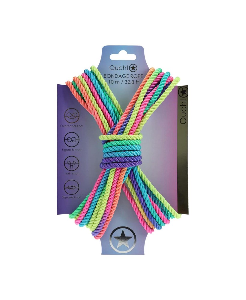 Polyester Bondage Rope - 10 m - Sznur do Krępowania - Kolorowa