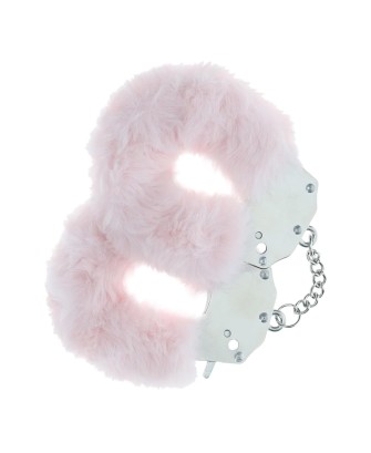 Heavy-duty Fluffy Handcuffs - Kajdanki z Futerkiem - Różowe