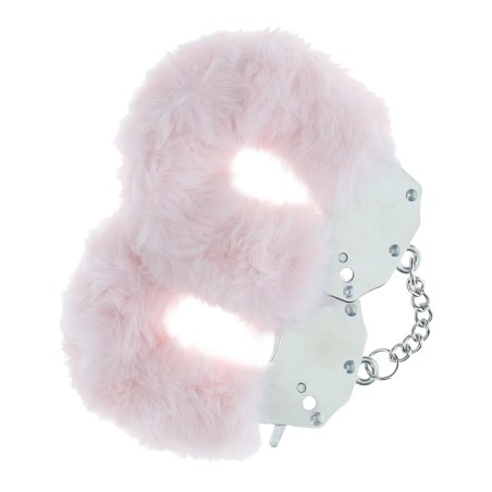 Heavy-duty Fluffy Handcuffs - Kajdanki z Futerkiem - Różowe